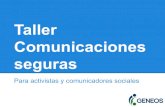 Taller: comunicaciones seguras