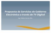 Propuestas de Servicio de Gobierno Electrónico/ TV Digital