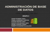 ADMINISTRACIÓN DE BASE DE DATOS