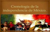 Cronología de la independencia de méxico everardo.