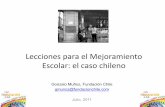 Lecciones para el Mejoramiento Escolar: el caso chileno