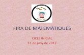 Fira mates cicle inicial