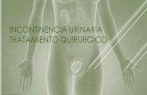 Manejo Quirurgico de Incontinencia Urinaria
