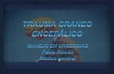 7   Trauma de Craneo , Dra Paola Rincón