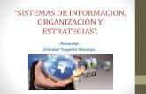 Sistemas de informacion, organización y estrategias