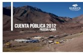 Cuenta Pública Pascua-Lama 2012