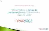 sEMINARIO: “Cómo Triplicar el Tiempo de Permanencia de tus Nuevos Alumnos en tus Clases de Yoga”