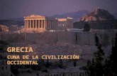 Grecia cuna de la civilización occidental