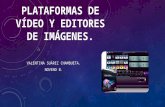 Plataformas de vídeo y Editores de imágenes.