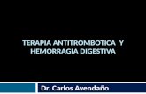 terapia antitrombotica y hemorragia digestiva