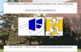 Jornada de puertas abiertas Servicio de Farmacia Hospitalaria H.C. Valladolid