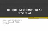 Bloque neuromuscular residual
