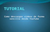 Tutorial: cómo descargar videos desde YouTube de manera sencilla