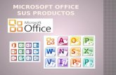 Microsoft office y sus productos
