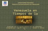 Venezuela en tiempos de colonia