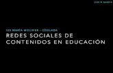 RRSS de contenidos en educación - IES María Moliner