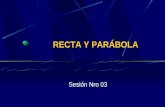 Sesion 03 - Recta y Parabola
