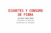 Diabetes y consumo de fibra