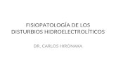 11 FisiopatologíA De Los Disturbios HidroelectrolíTicos