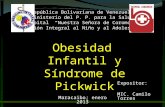 Obesidad infantil y síndrome de Pickwick