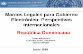 "Emperiencia y marco legal internacional sobre e-gobierno" -Jonas Rabinovitch
