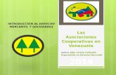 Las Asociaciones Cooperativas en Venezuela