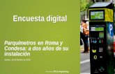 Encuesta digital, parquímetros en roma y condesa a dos años de su instalación al 19 de febrero