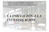 Iniciación a la investigación  Pedro Sánchez