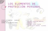 Los elementos de protecciòn personal