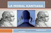La Moral Kantiana. Patricia Cazorla