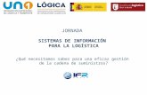 I Jornada Sistemas de Información para la Logística - Manel Larroya, Julio Iglesias y José Luis de Diego.