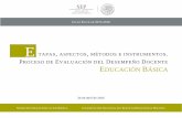 Etapas, aspectos, metodos e instrumentos para la evaluación docente
