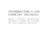Introduccion a las ciencias sociales