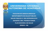 Plan Nacional de Salud en HONDURAS (parte1)
