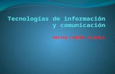 Tecnologías de información y comunicación