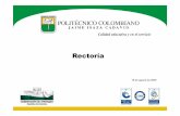 POLITECNICO COLOMBIANO JIC.Informe rector 18 ago2009[