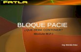 Modulo M.P.I Bloque PACIE