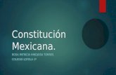 Constitución mexicana de México.