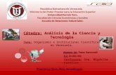 Presentación ACTV - Organismos, Políticas e Instituciones Científicas en Venezuela