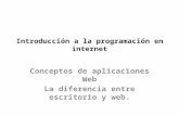 Introducción a la programación en internet