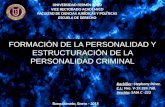 Formación de la personalidad y Estructuración de la Personalidad Criminal