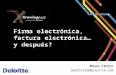 Firma electr³nica, factura electr³nica y despu©s?