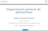 Organización general de aplicaciones
