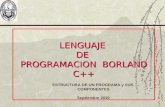 Lenguaje Borland C - Estructura y Componentes