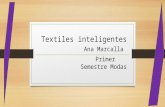 Textiles inteligentes