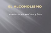 El alcoholismo en adolecentes