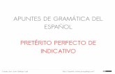 Pretérito Perfecto de Indicativo (gramática española)