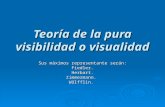 TeoríA De La Pura Visibilidad Y Los Modelos Formalistas