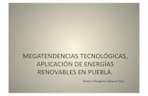 Megatendencias tecnológicas, aplicación de energías renovables en Puebla.