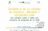 Catedra ecologia, ambiente y sustentabilidad
